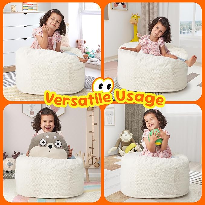 Hobestluk Bean Bag Chairs 2.5FT Bean Bag Chair - Image 5