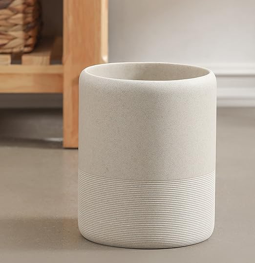 Hight Quality Polyresin Wastebasket, Garbage Receptacle Bin by QLDESIGN