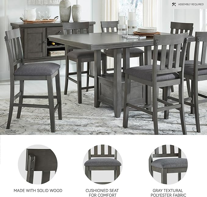 Signature Design by Ashley Hallanden Modern Farmhouse 25.75" Counter Height - Image 4