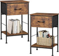 WLIVE Nightstand Set of 2, End Table by WLIVE