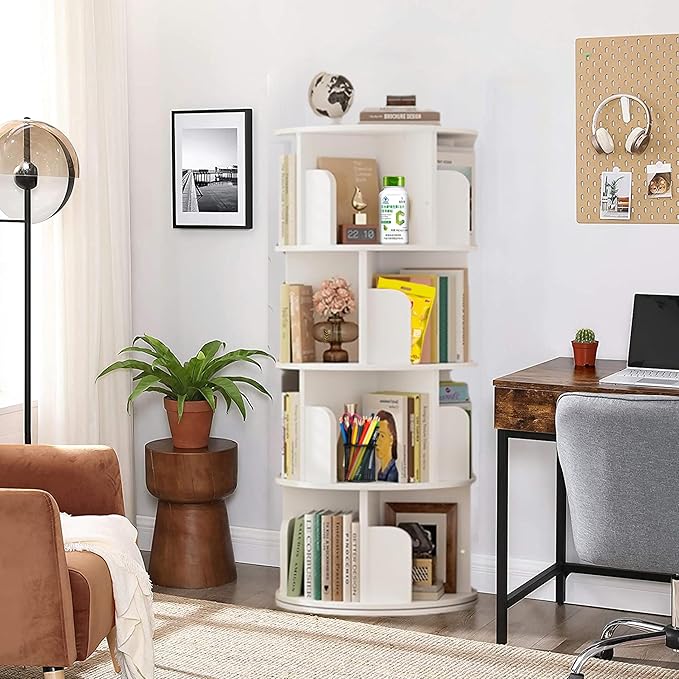 Rotating Bookshelf Tower, 360 Spinning Book Shelf - Image 2
