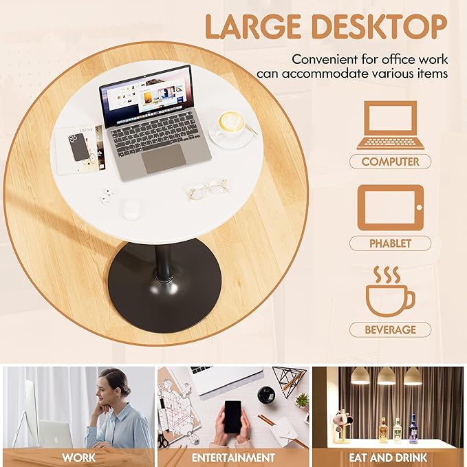 Shahoo Round Bar Table, Cocktail Tables - Image 5
