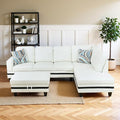 Osparple L Shaped Couch PU Leather Sectional Couch Upholstered 3 Pieces Sofas by Unknown
