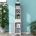 Tall Bathroom Storage Cabinet by VANIRROR