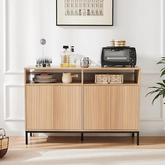 Farmhouse Buffet Sideboard Cabinet - Image 9