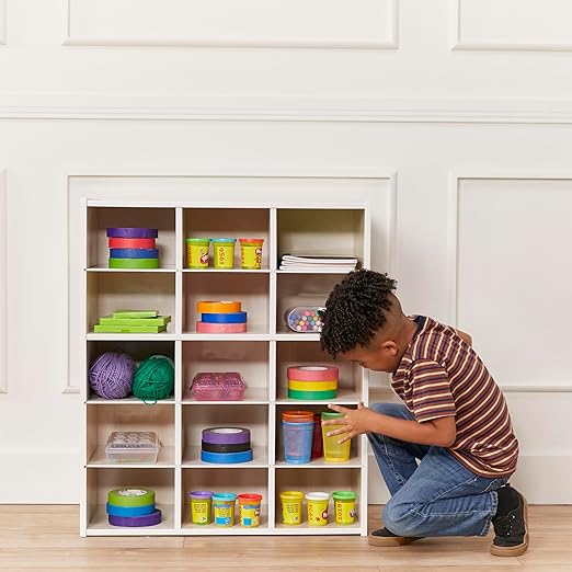ECR4Kids Streamline 15 Cubby Tray Storage Cabinet, Classroom Furniture - Image 10