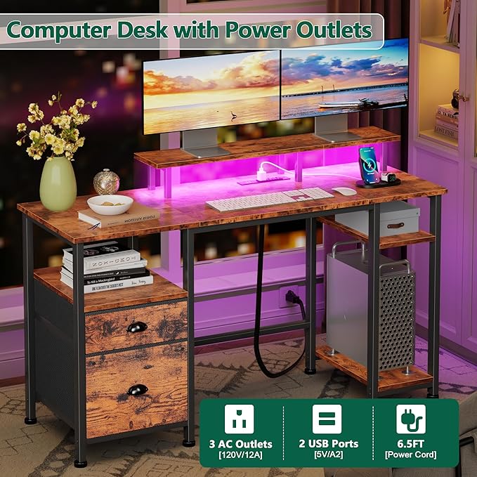 Furologee 51" Computer Desk - Image 3