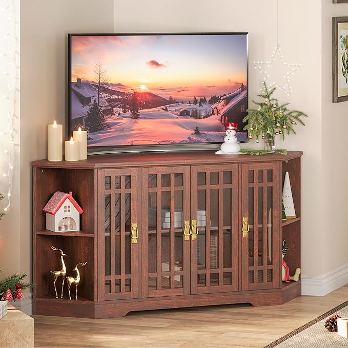 IRONCK Corner TV Stand for TVs up to 60 Inch - Image 2