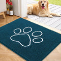 OLANLY Door Mat for Muddy Dog Paws 40x32, Absorbent Chenille Mud Doormat by OLANLY