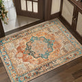 Tangsoo 2x3 Small Rug for Entryway, Washable Rugs Vintage Non Slip Small Area by Tangsoo