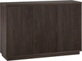 Henn&Hart 48" Wide Rectangular Buffet Table in Warm Brown, by HennHart
