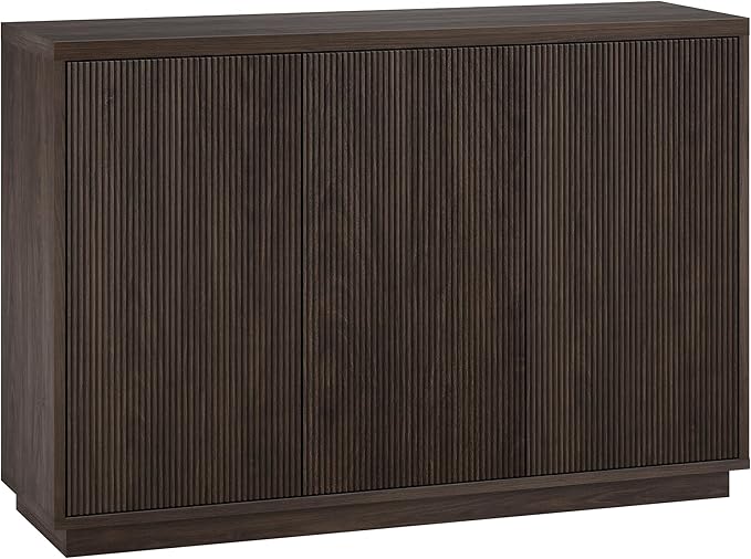 Henn&Hart 48" Wide Rectangular Buffet Table in Warm Brown, by HennHart