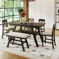 Merax 6 Piece Counter Height Dining Table Set by Merax