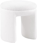 Furniture of America Rami Modern 18-inch Solid Wood Upholstered Ottoman by FurnitureofAmerica