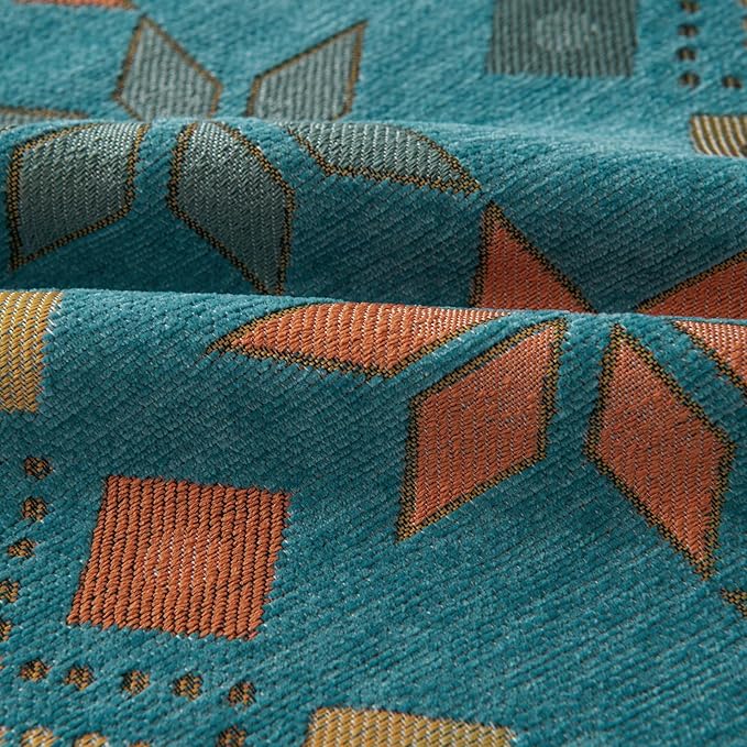 STACYPIK Green Jacquard Couch Cover Chenille Boho Sofa Covers - Image 6