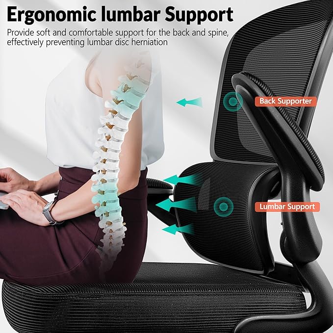 Home Office Desk Chair, Ergonomic Office Chair - Image 3
