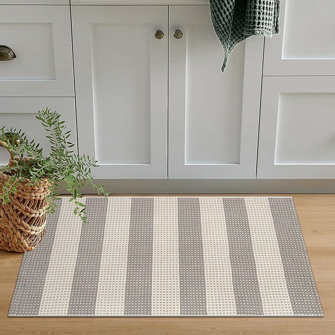 OJIA Fall Front Door Mat Outdoor Entrance 24"x36", Machine Washable Porch Rug by OJIA