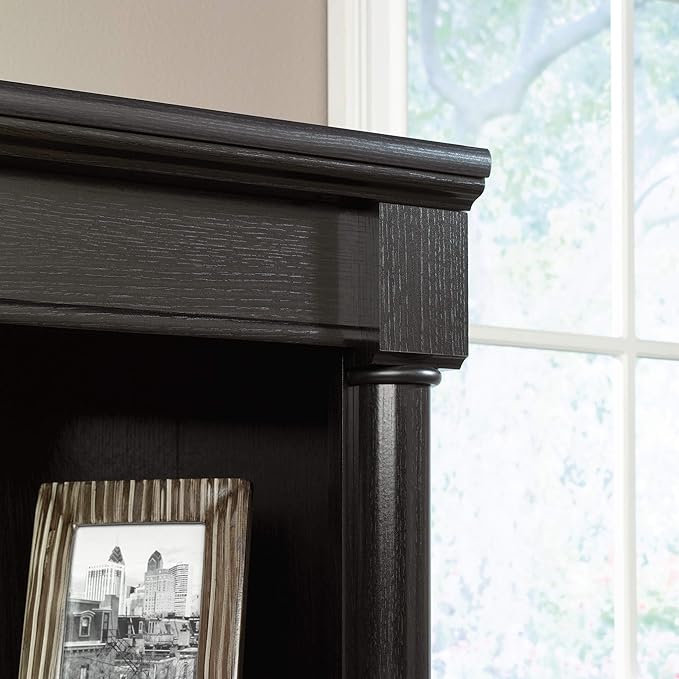 Sauder Palladia Library with Doors/Book Shelf, L: 29.37" x W: 13.90" x H: 71.85" - Image 4