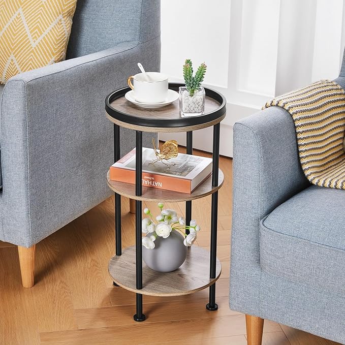 Side Table, Small Round Side Table - Image 4