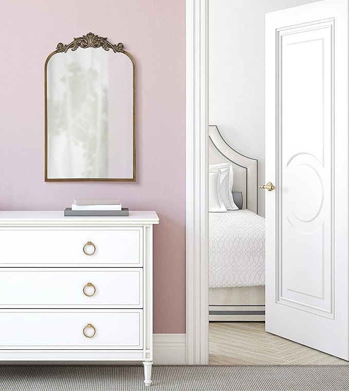 Kate and Laurel Arendahl Traditional Arch Mirror, Baroque Inspired Wall Decor - Image 3