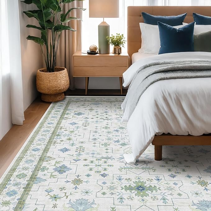 Blue and Green Living Room Rug 8x10 - Image 6