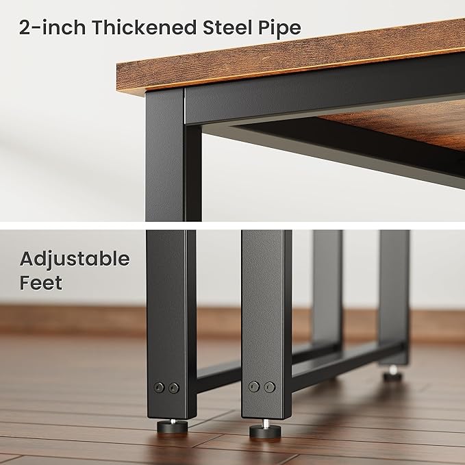 Huuger 48 x 24 inch Desk with Power Outlets & USB-C, Deeper & Thicker Desktop - Image 7