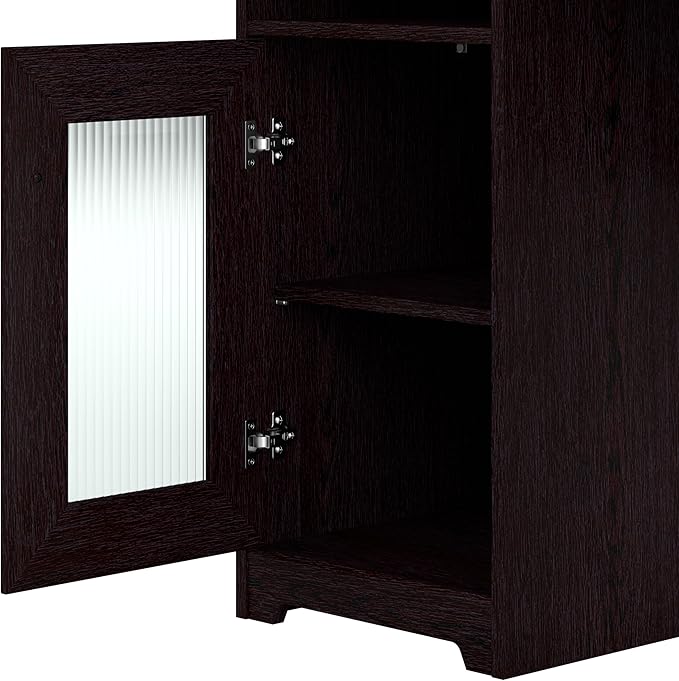 Bush Furniture Cabot L Shaped Computer Hutch, Corner Desk - Image 5