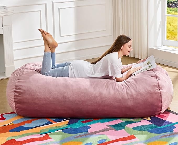Hobestluk 5FT Bean Bag Chair Large Beanbag Lounger by YourHomeDeservesMore