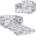 Ulax furniture Kids Sofa Couch, Children Flip-Out Chair 2-in-1 Toddler Chairs by UlaxFurniture