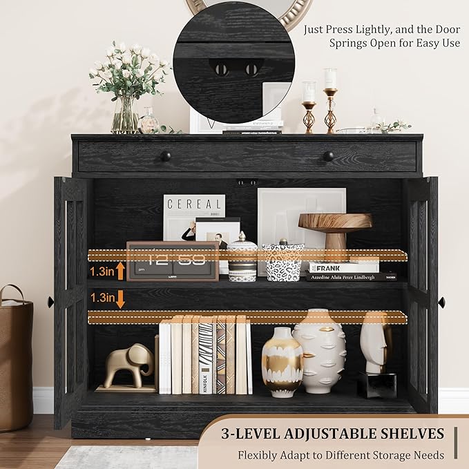 GarveeHome 35.4" Sideboard Buffet Cabinets - Image 9