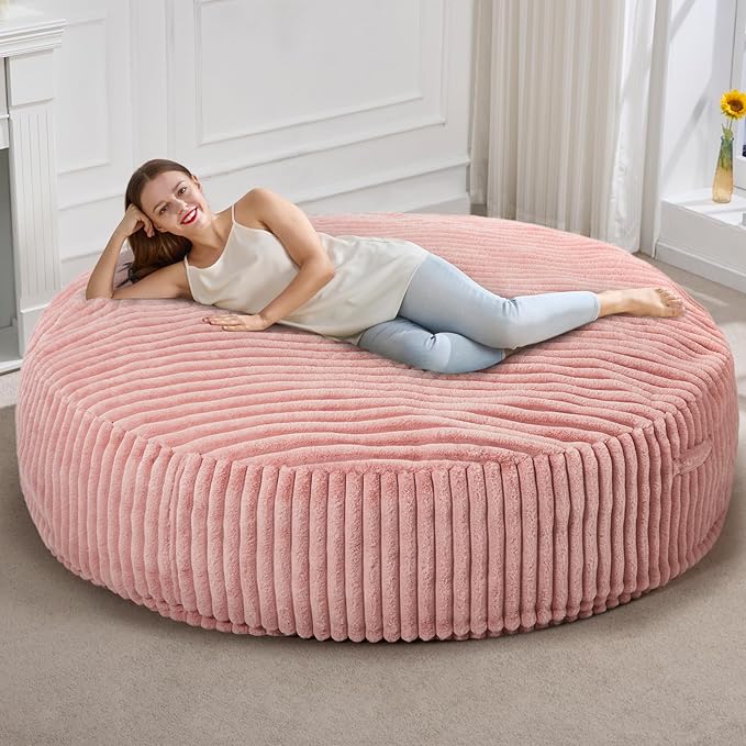 Hobestluk 6ft Bean Bag Chairs for Adults Large Beanbag Chair by YourHomeDeservesMore