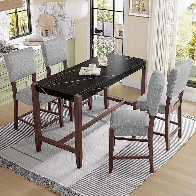 Ball & Cast 5-Piece Dining Table Set - Image 2