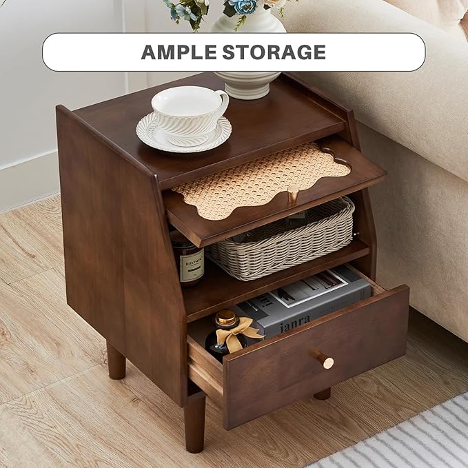 Uniclinens Rattan Nightstand - Image 7