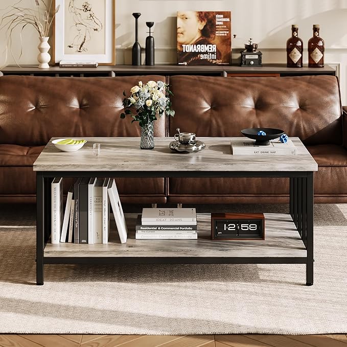 Homeiju Coffee Table for Living Room - Image 2