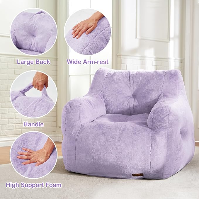 Hobestluk Bean Bag Chair for Adult Small Bean Bag Chairs - Image 6