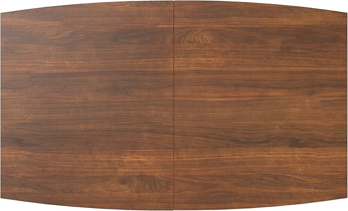 SIMPLIHOME Draper Extendable Dining Table, Solid Wood Walnut Veneer in Walnut - Image 4