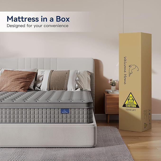 Vesgantti Full Mattress 10 Inch Innerspring Multilayer Hybrid Full Mattresses - Image 6