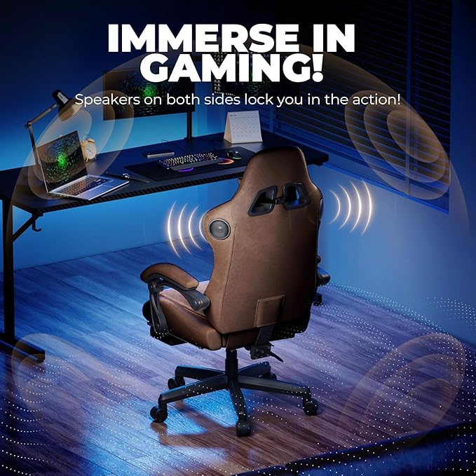GTPLAYER ACE-PRO Music Gaming Chairs – Built-in Speakers, App Support & - Image 4
