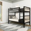 Max & Lily Bunk Bed, Scandinavian Modern Bunk Bed, Solid Wood Twin-Over-Twin by MaxLily