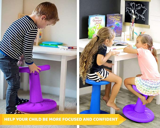 ActiveChairs Kids Wobble Stool, Flexible Preschool & Elementary Classroom - Image 5