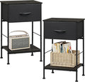 WLIVE Night Stand Set 2, Nightstand Set of 2 by WLIVE