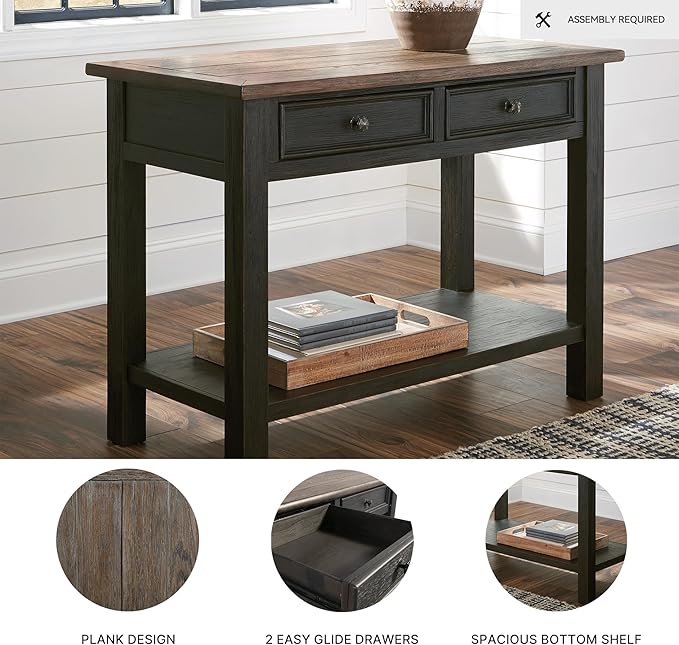 Signature Design by Ashley Tyler Creek Modern Farmhouse Sofa Table - Image 4