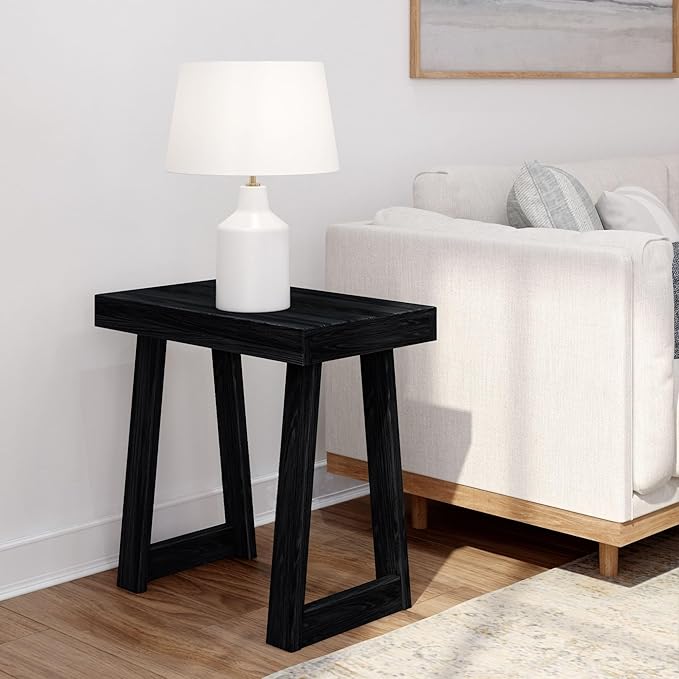 Plank+Beam Classic Rectangular Side Table, Slim Side Table by PlankBeam