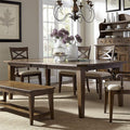 Liberty Furniture Industries Hearthstone Rectangular Leg Table, W108 x D44 x H30 by LibertyFurniture