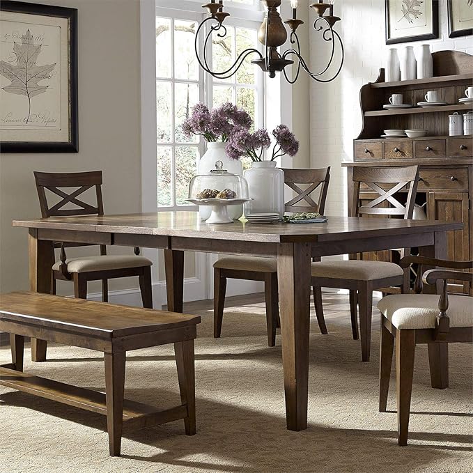 Liberty Furniture Industries Hearthstone Rectangular Leg Table, W108 x D44 x H30 by LibertyFurniture