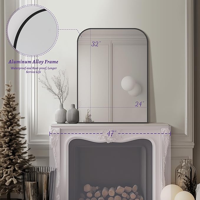 Bathroom Mirror, Wall Mirrors, Bathroom Vanity Mirror - Image 5