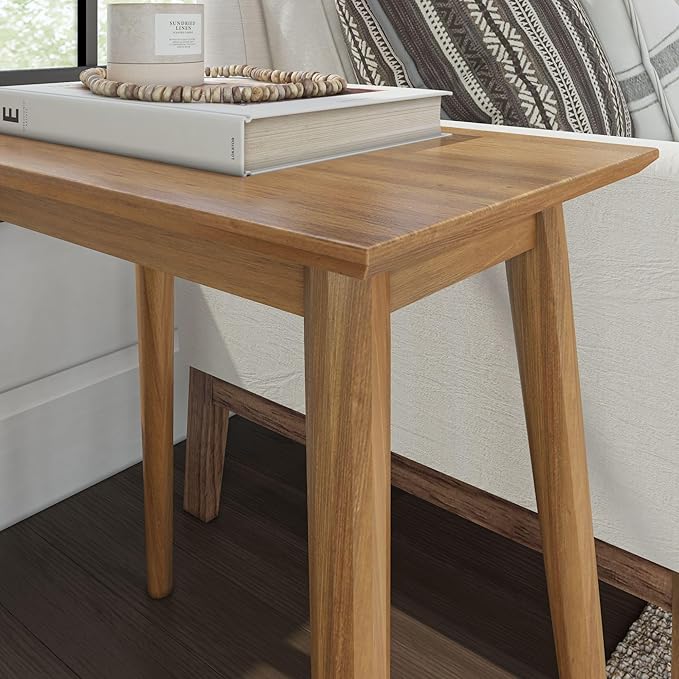 Plank+Beam Mid Century Modern Rectangular Side Table, End Table - Image 6