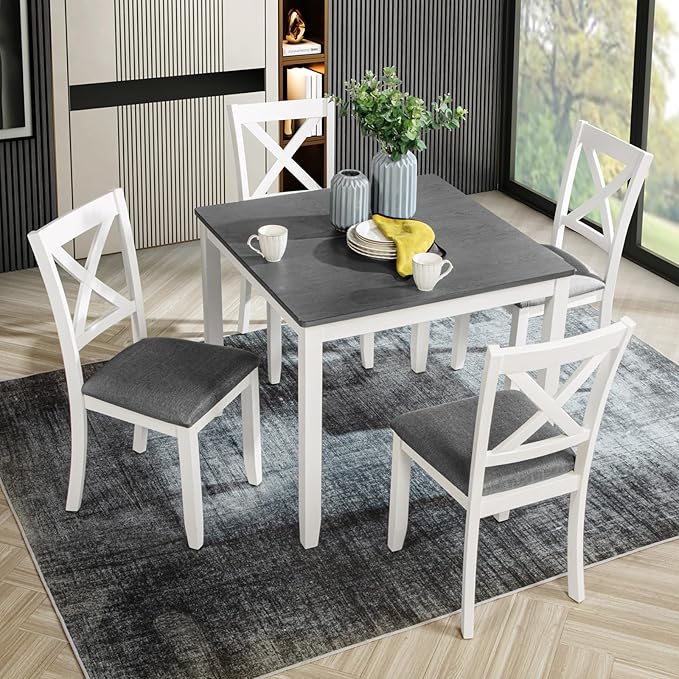 KEIKI 5-Piece Standard Height Dining Table Set by Unknown