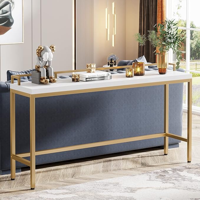 Tribesigns 70.9 inch Extra Long Sofa Table, Narrow Console Table Behind Couch by Tribesigns
