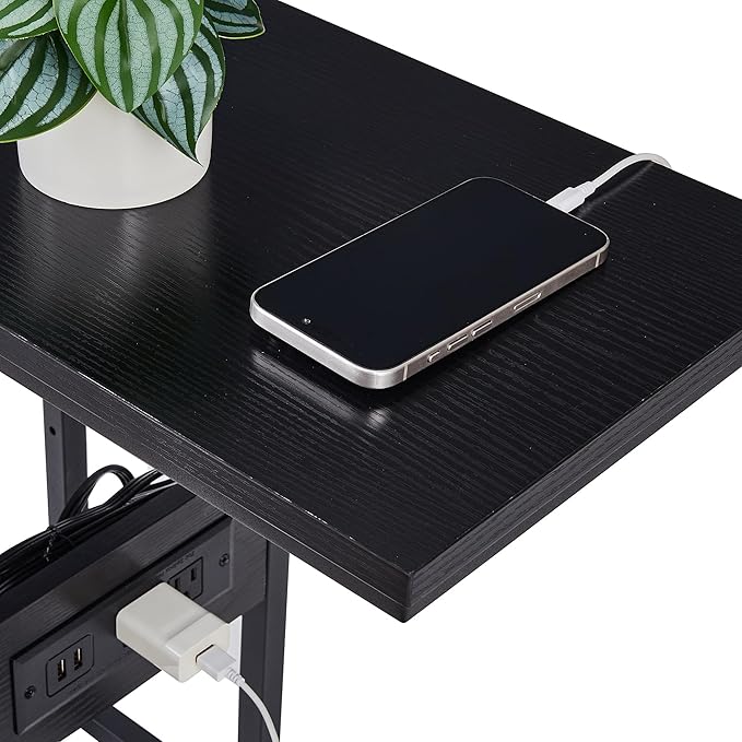 VECELO C Shaped End Side Table - Image 5